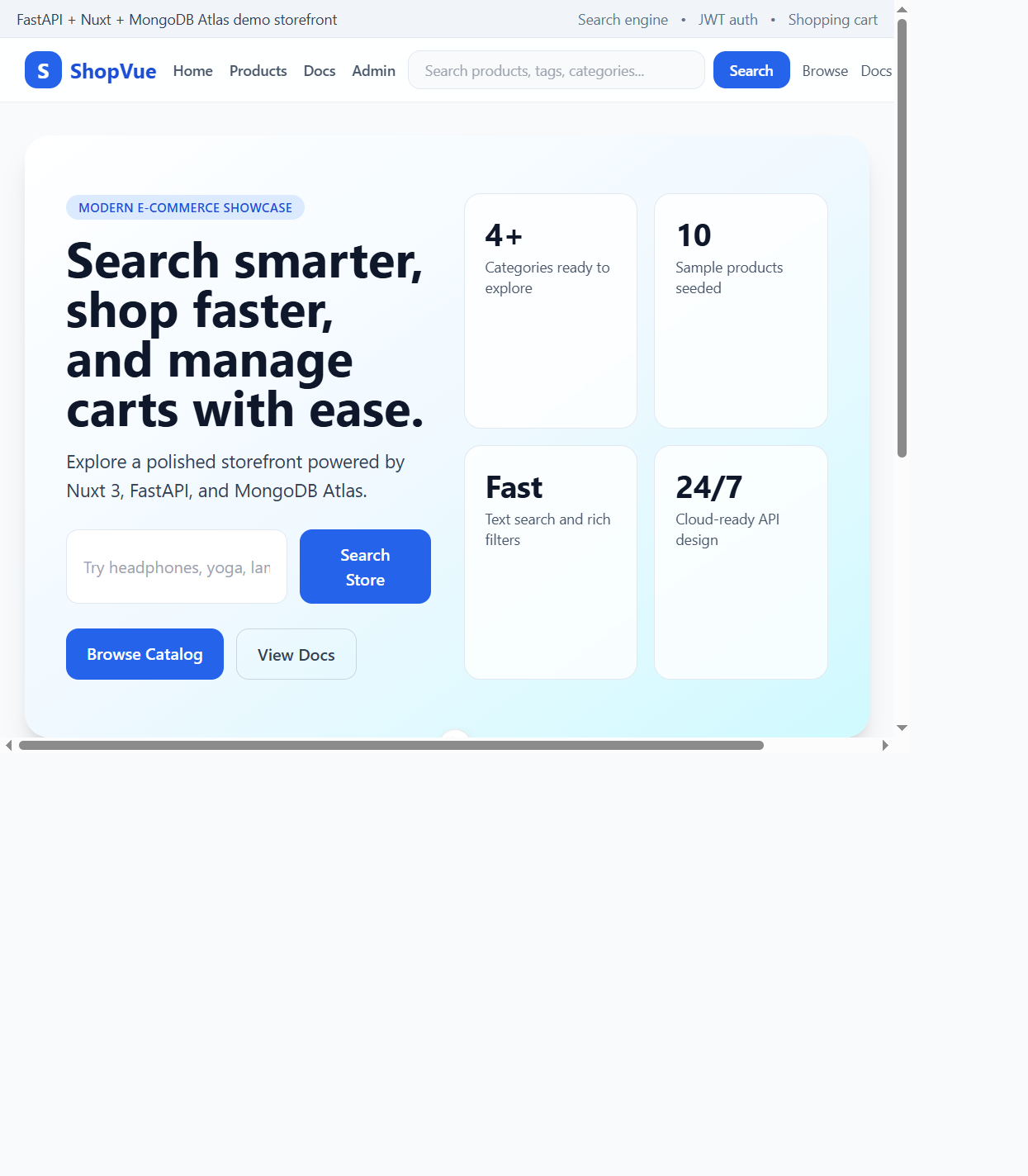 E-commerce Platform screenshot